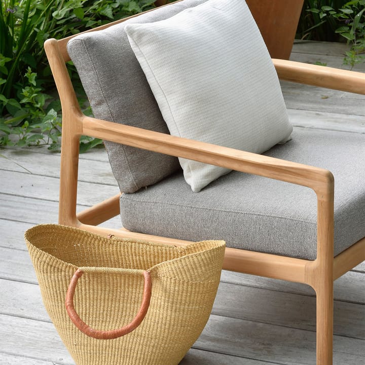 Jack outdoor lounge armchair teak, Mocha Ethnicraft