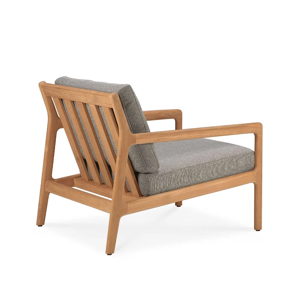 Jack outdoor lounge armchair teak, Mocha Ethnicraft