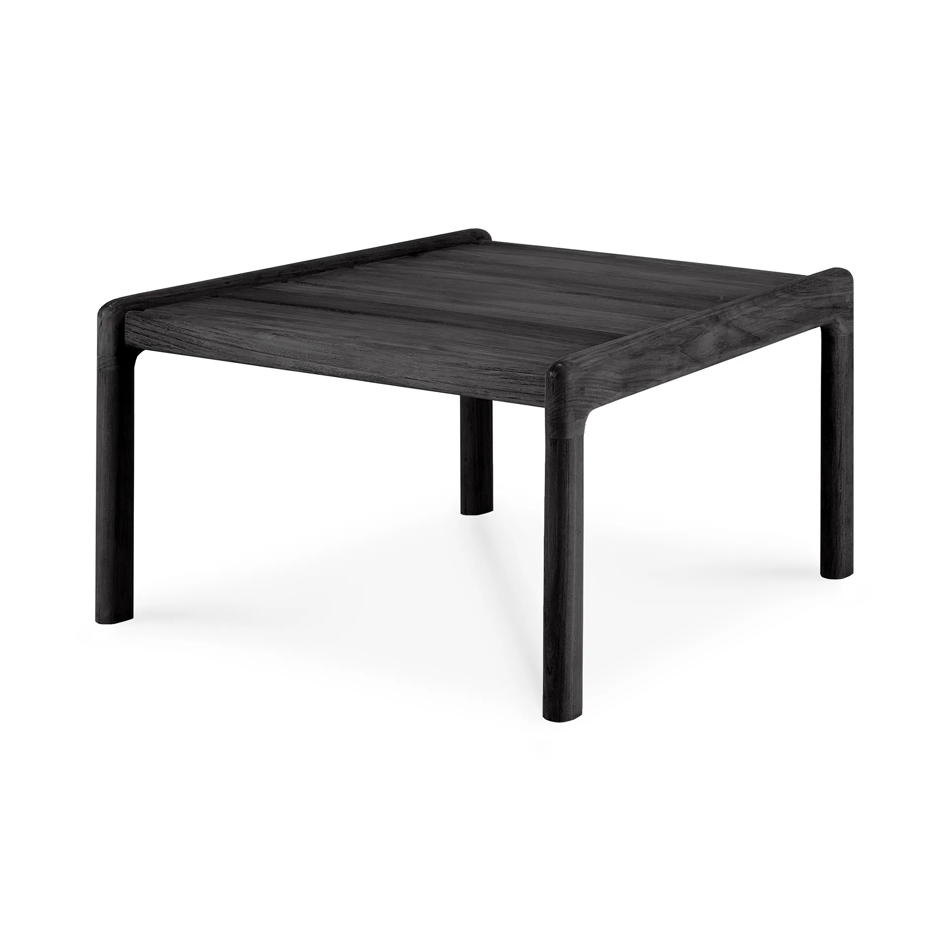 Jack outdoor side table black stained teak, 54x54 cm Ethnicraft