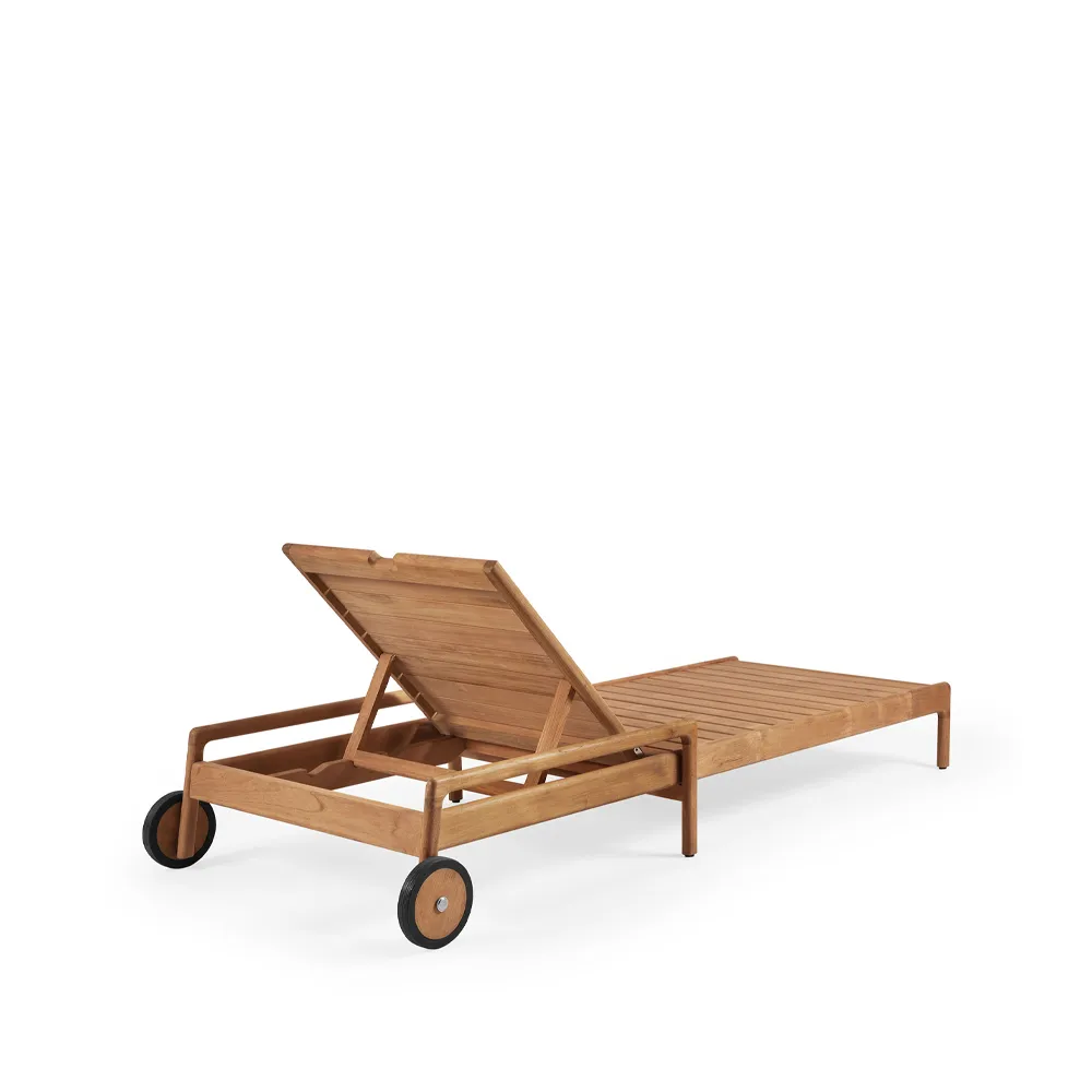 Jack outdoor sunbed teak, Excl. cushion Ethnicraft