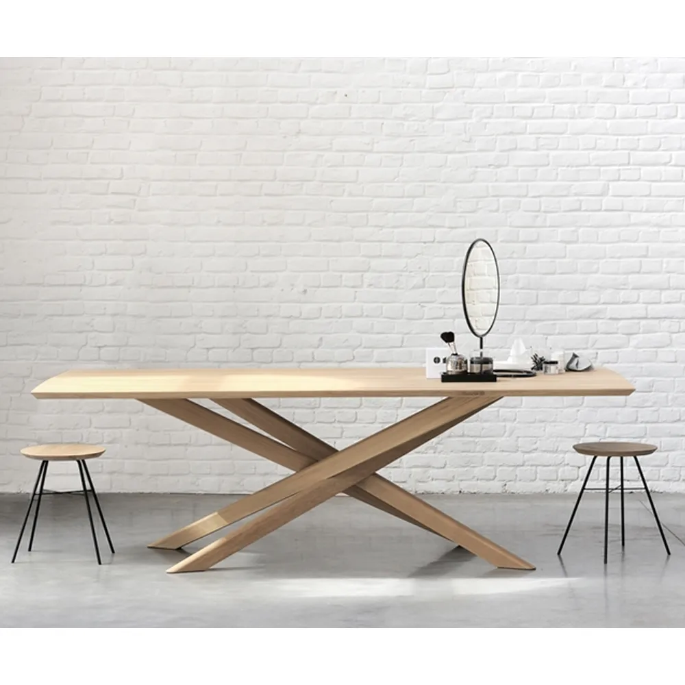 Mikado dining table, Oak wax oil 203x106 cm Ethnicraft