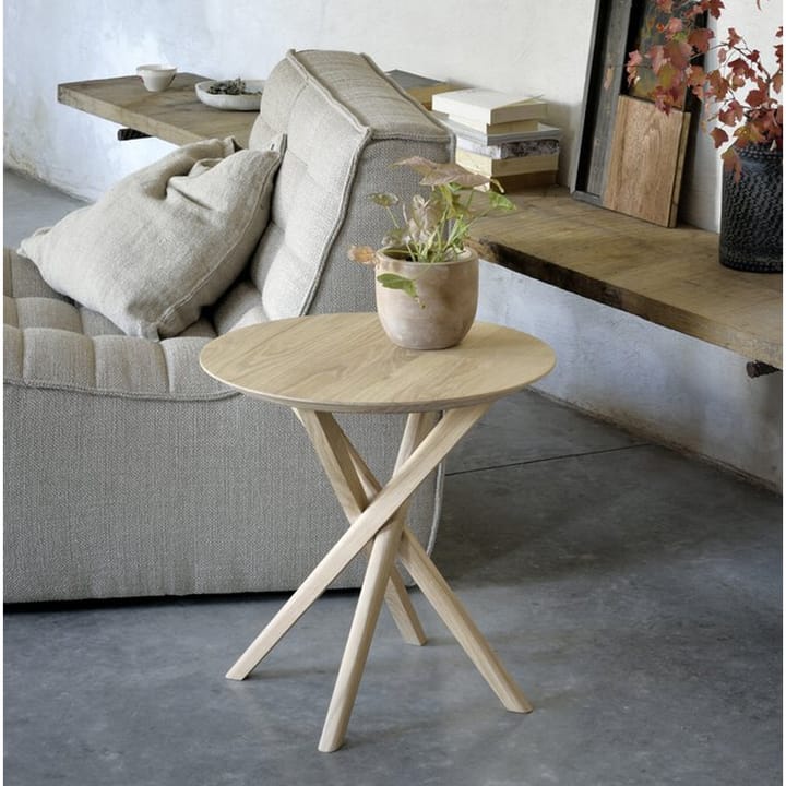 Mikado side table 50x50 cm, Oak wax oil Ethnicraft