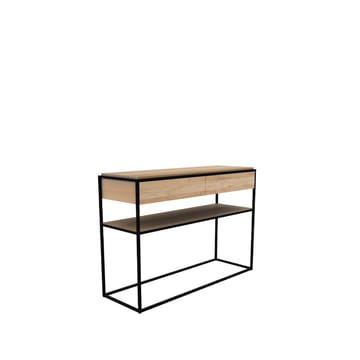 Monolit console table 122x40 cm - Oak-Black - Ethnicraft