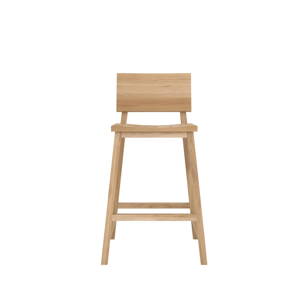 N3 barstool, Oak wax oil 49x50 cm Ethnicraft