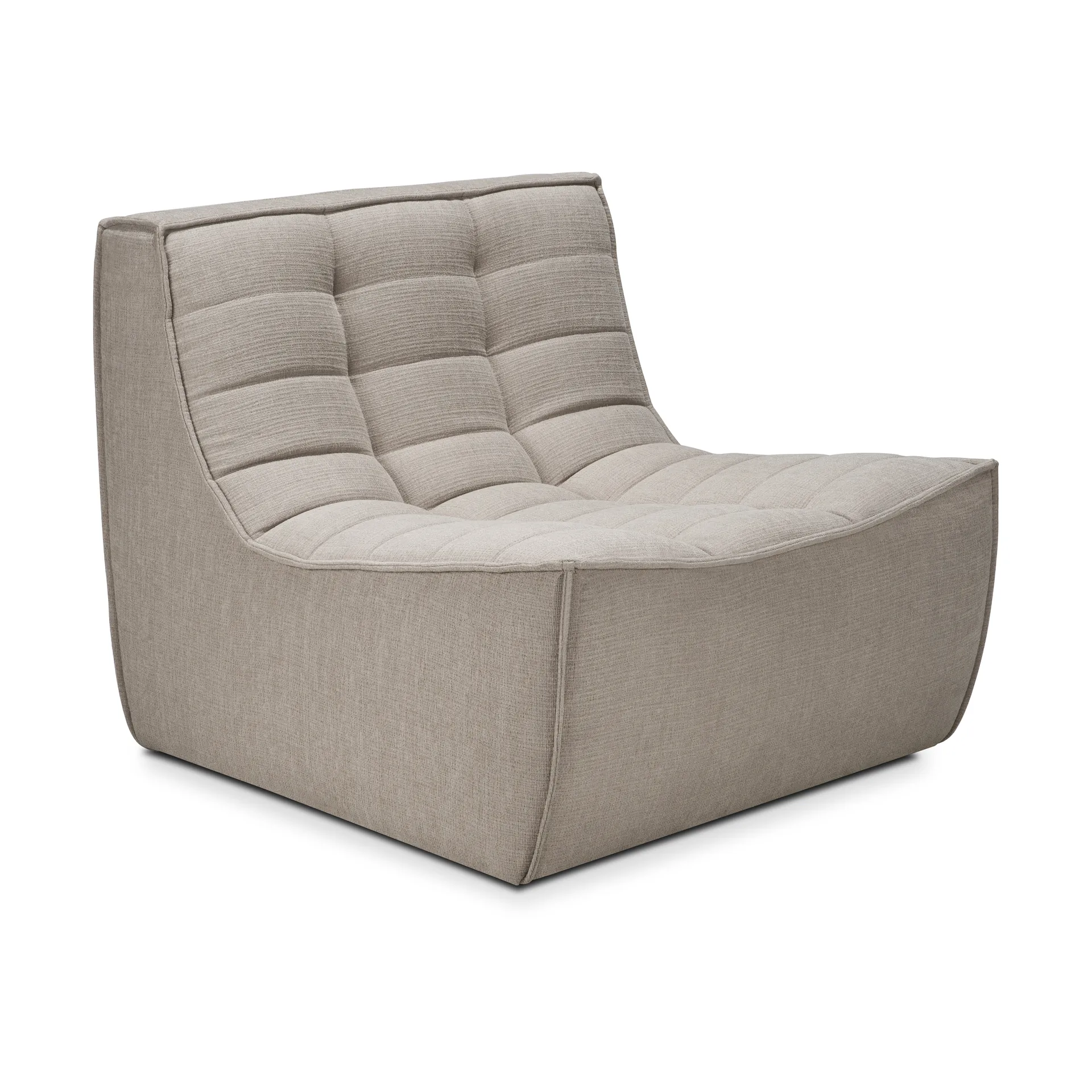 N701 armchair, Fabric Ecru beige Ethnicraft
