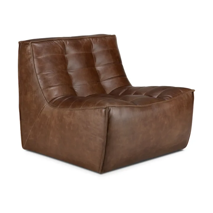 N701 armchair - Leather Chestnut - Ethnicraft