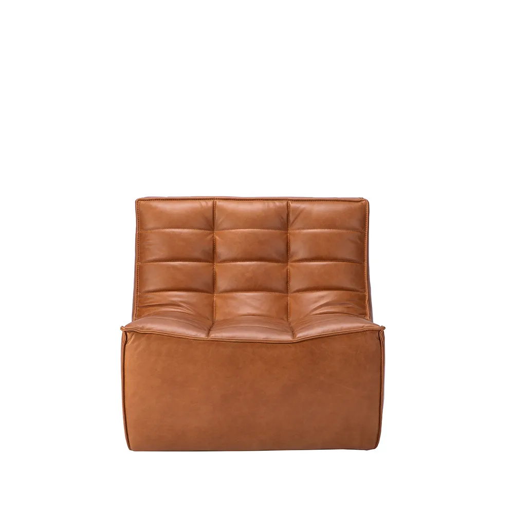 N701 armchair, Leather old saddle Ethnicraft