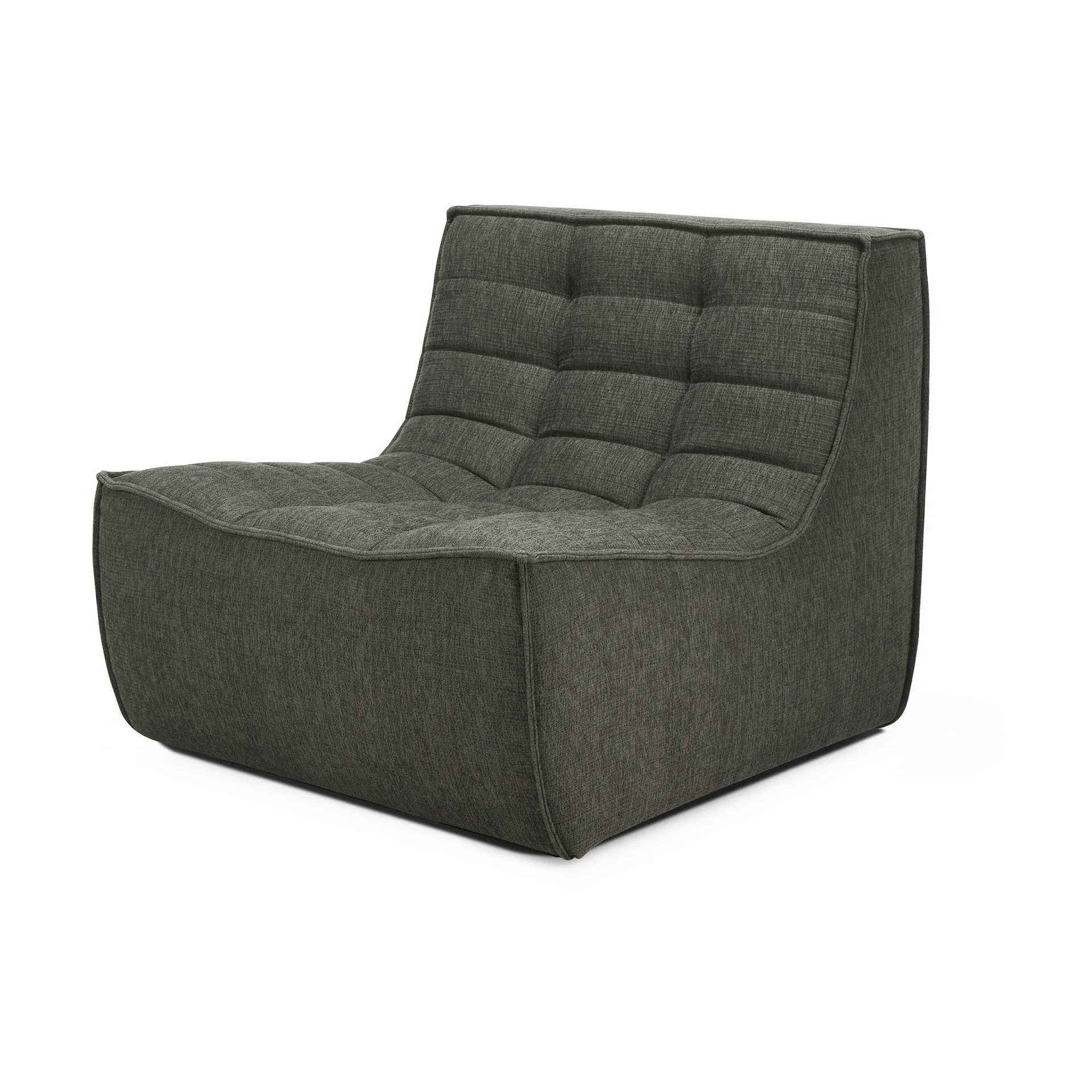 N701 armchair, Moss Eco fabric Ethnicraft