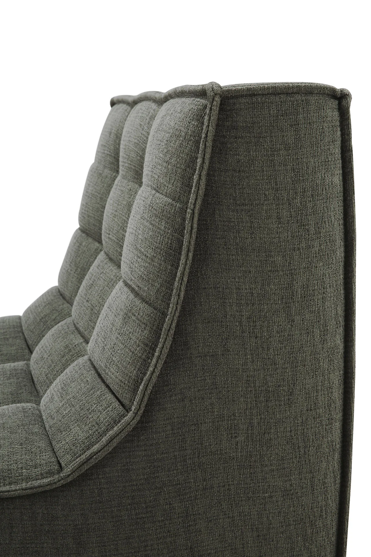 N701 armchair, Moss Eco fabric Ethnicraft