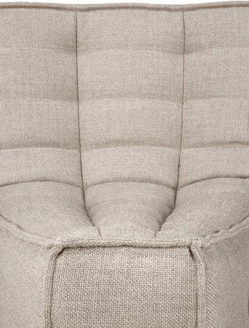 N701 corner module rounded 45° - Fabric Ecru beige - Ethnicraft