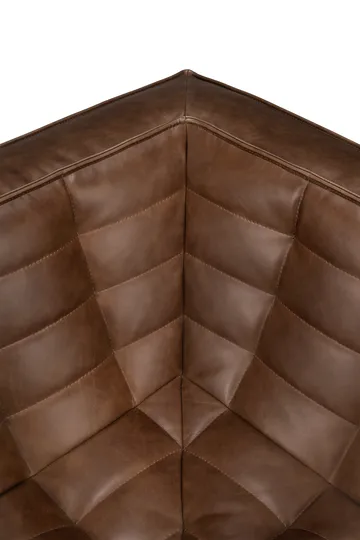 N701 corner module rounded 45° - Leather Chestnut - Ethnicraft