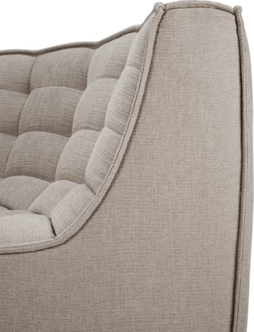 N701 corner module rounded 90° - Fabric Ecru beige - Ethnicraft