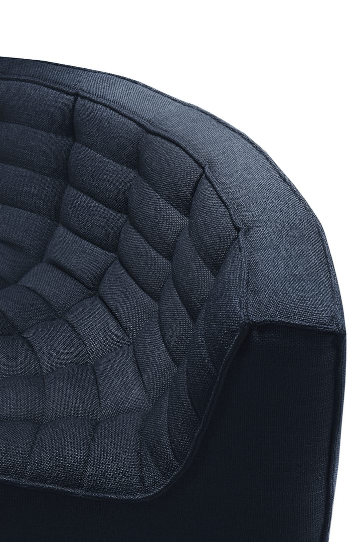 N701 corner module rounded 90°, Graphite Eco Ethnicraft