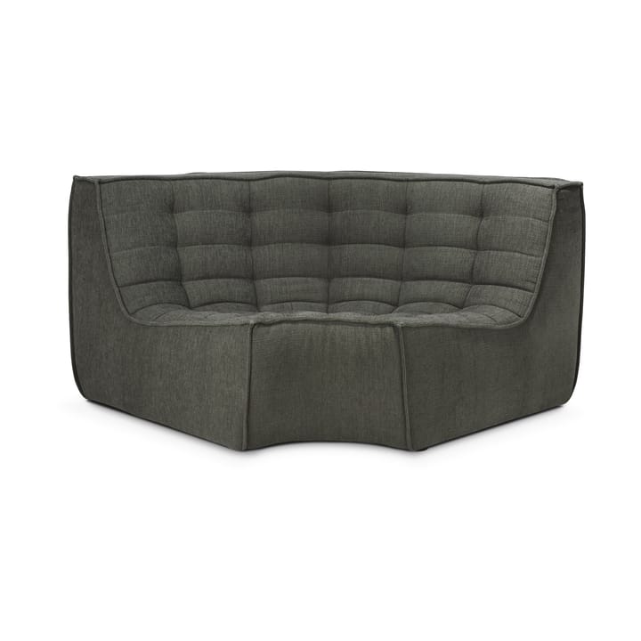 N701 corner module rounded 90° - Moss Eco fabric - Ethnicraft