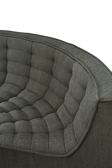 N701 corner module rounded 90° - Moss Eco fabric - Ethnicraft