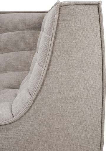 N701 corner module straight - Fabric Ecru beige - Ethnicraft
