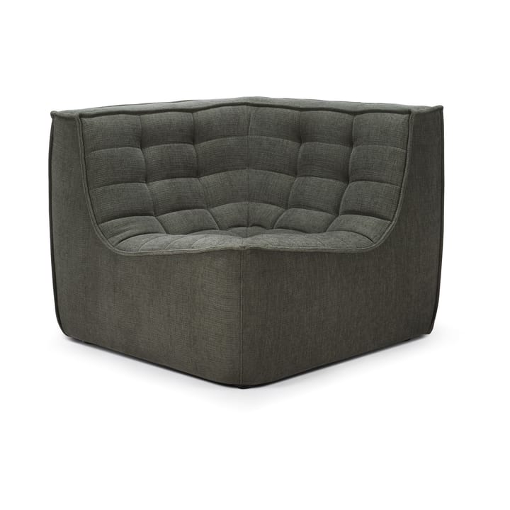 N701 corner module straight - Moss Eco fabric - Ethnicraft