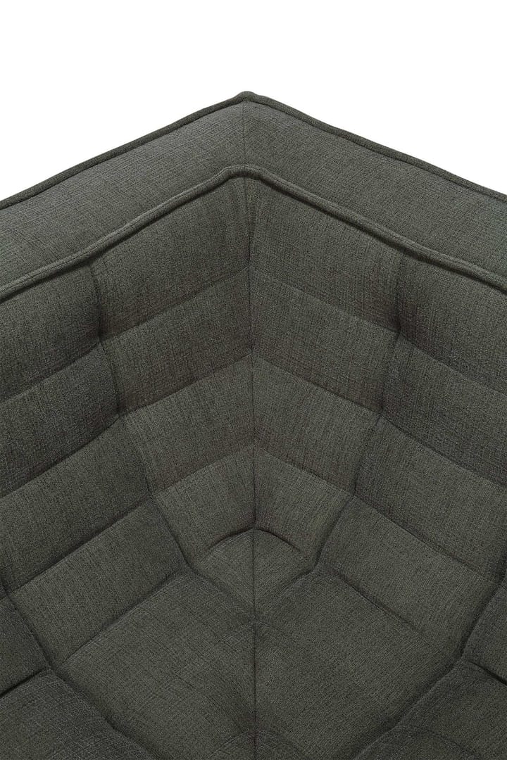 N701 corner module straight, Moss Eco fabric Ethnicraft