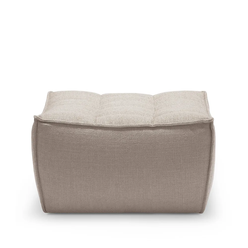 Ethnicraft N701 footstool 70x70 cm Beige | Scandinavian Design | Armchairs & footstools | Beige