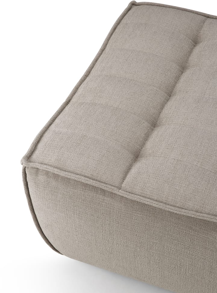 N701 footstool 70x70 cm, Fabric Ecru beige Ethnicraft
