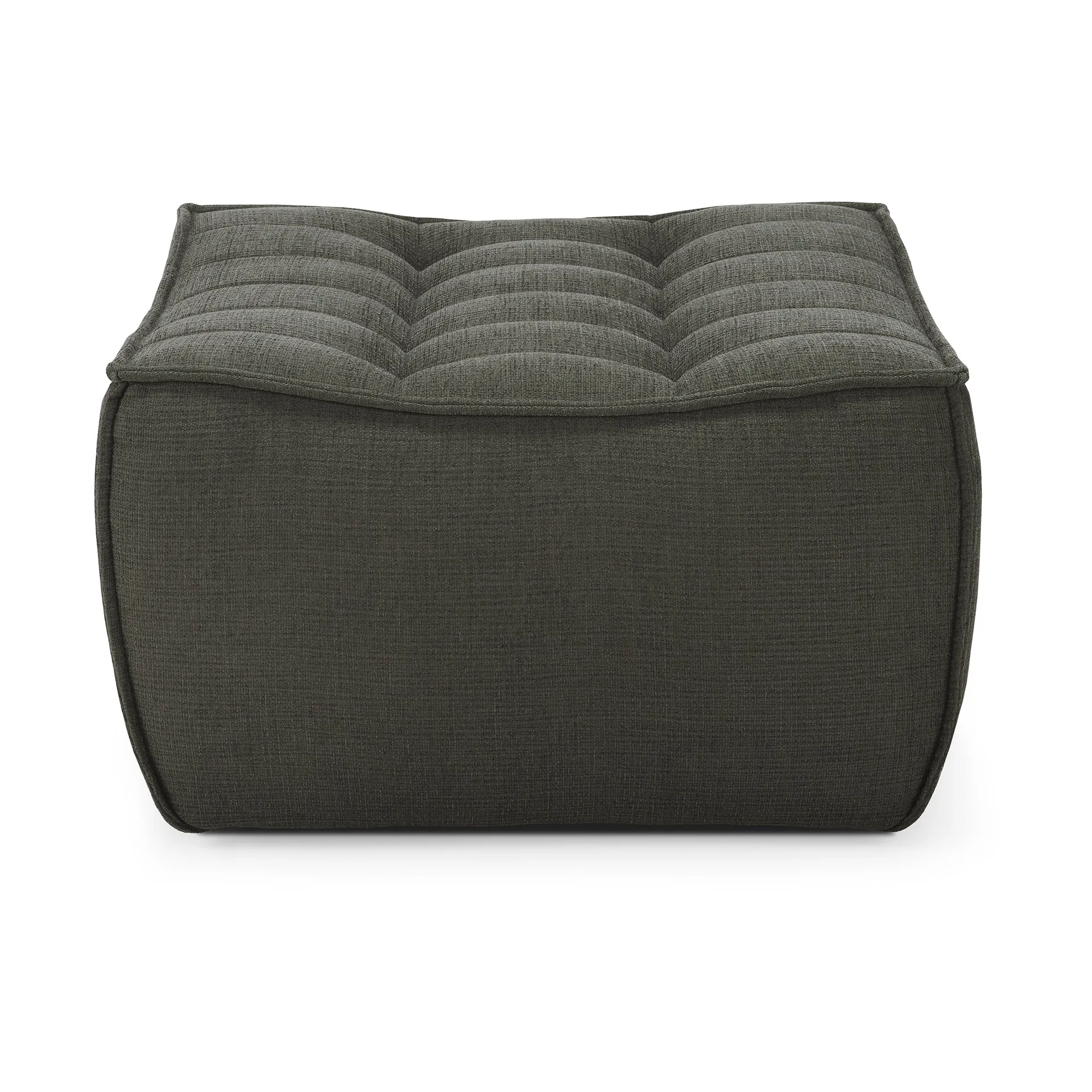 N701 footstool 70x70 cm, Moss Eco fabric Ethnicraft