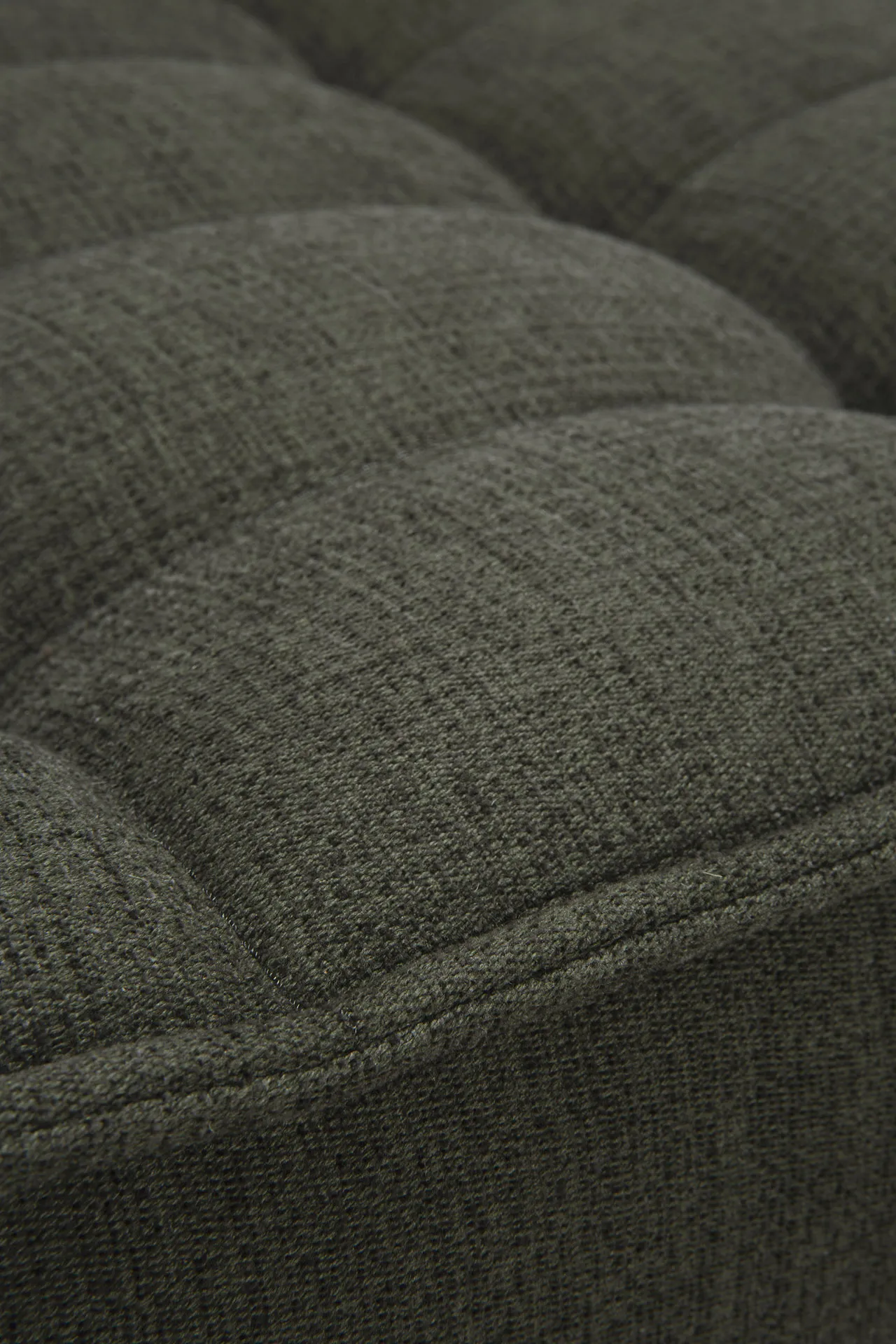 N701 footstool 70x70 cm, Moss Eco fabric Ethnicraft