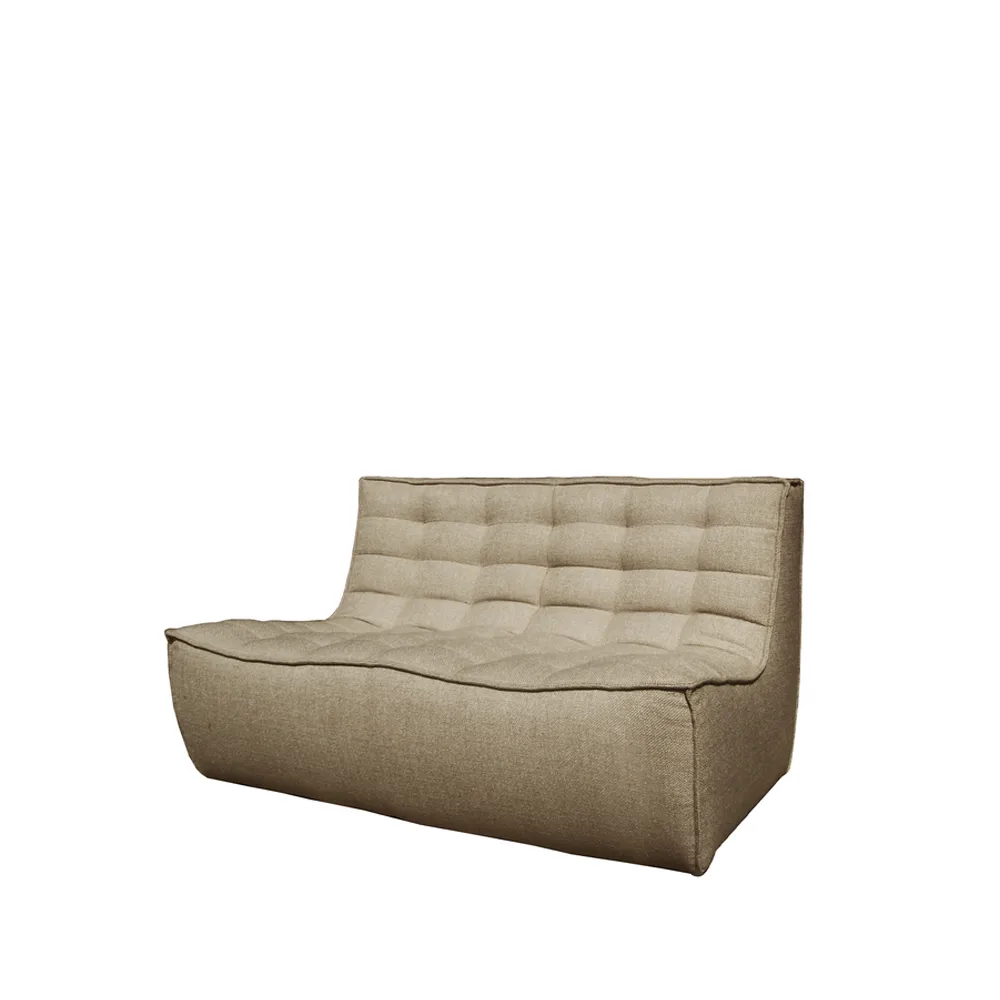 N701 sofa 2-seater, Fabric beige Ethnicraft