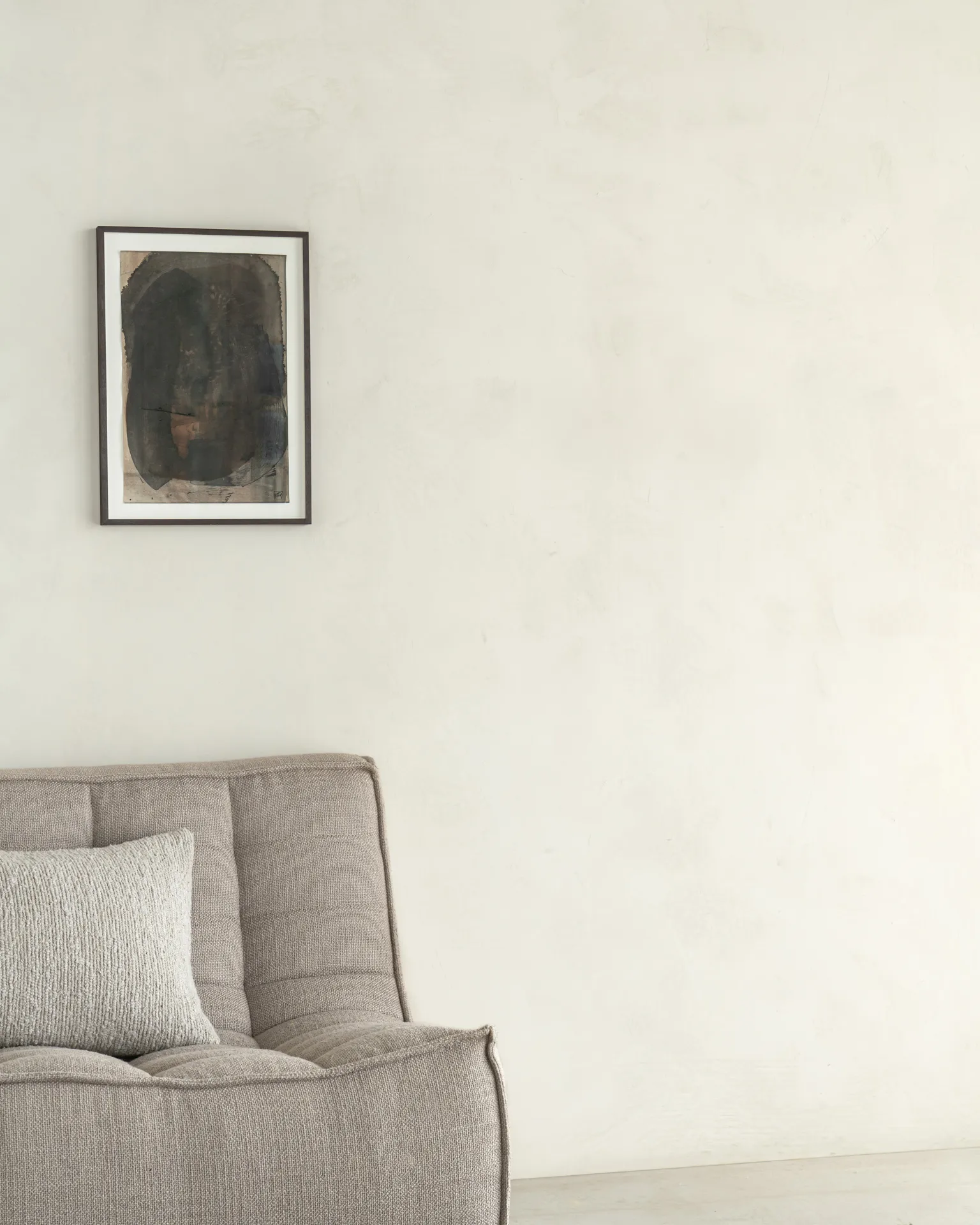 N701 sofa 2-seater, Fabric beige Ethnicraft