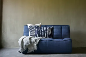 N701 sofa 2-seater - Fabric blue - Ethnicraft