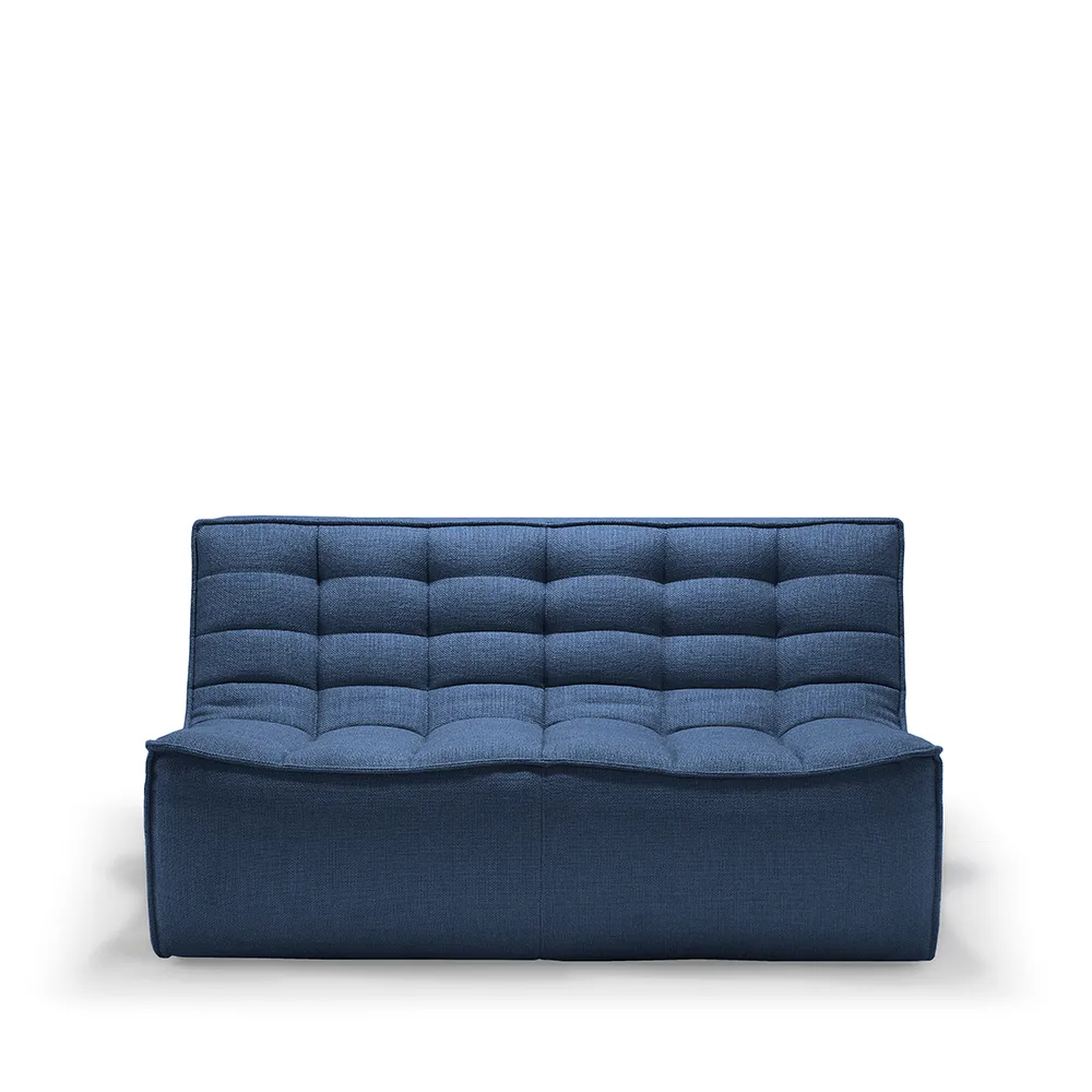 N701 sofa 2-seater, Fabric blue Ethnicraft