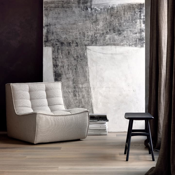 N701 sofa 2-seater, Fabric dark grey Ethnicraft