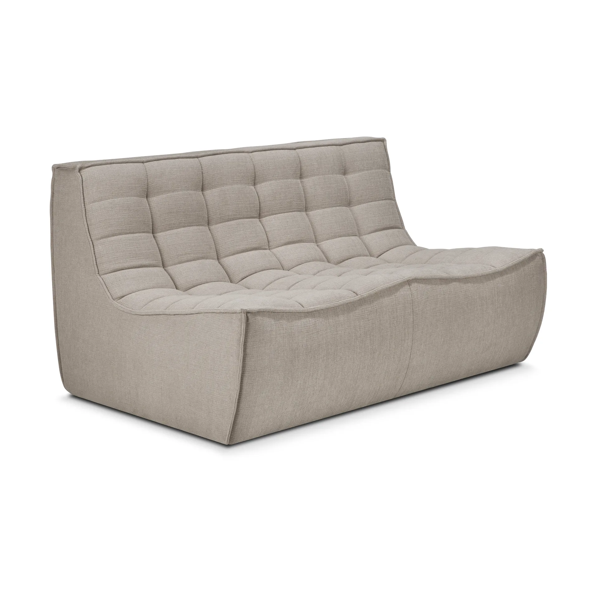 N701 sofa 2-seater, Fabric Ecru beige Ethnicraft
