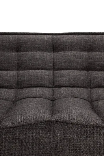 N701 sofa 3 seater sofa - Dark grey, with armrests - Ethnicraft