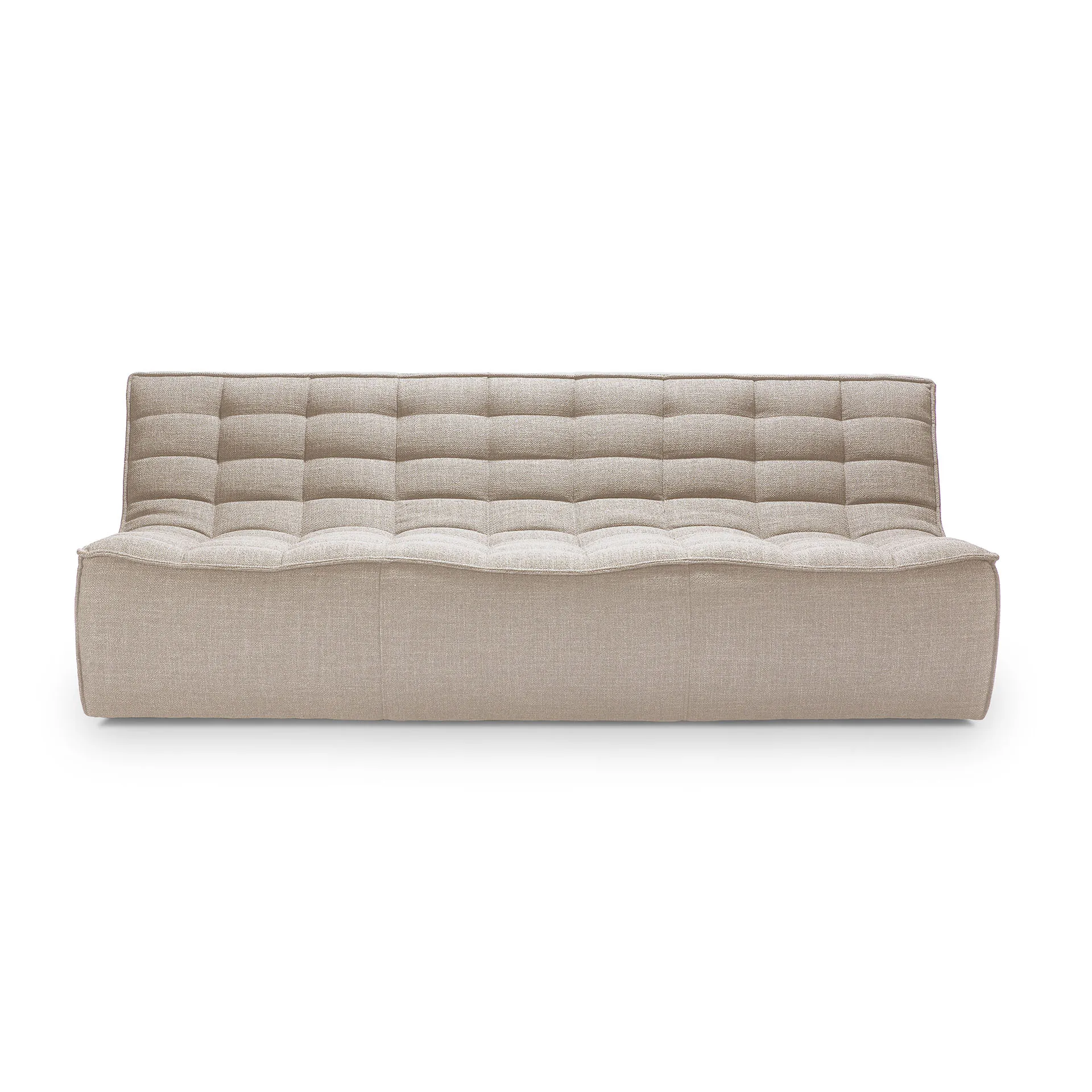 N701 sofa 3 seater sofa, Fabric beige Ethnicraft