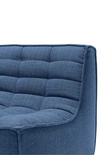N701 sofa 3 seater sofa - Fabric blue - Ethnicraft