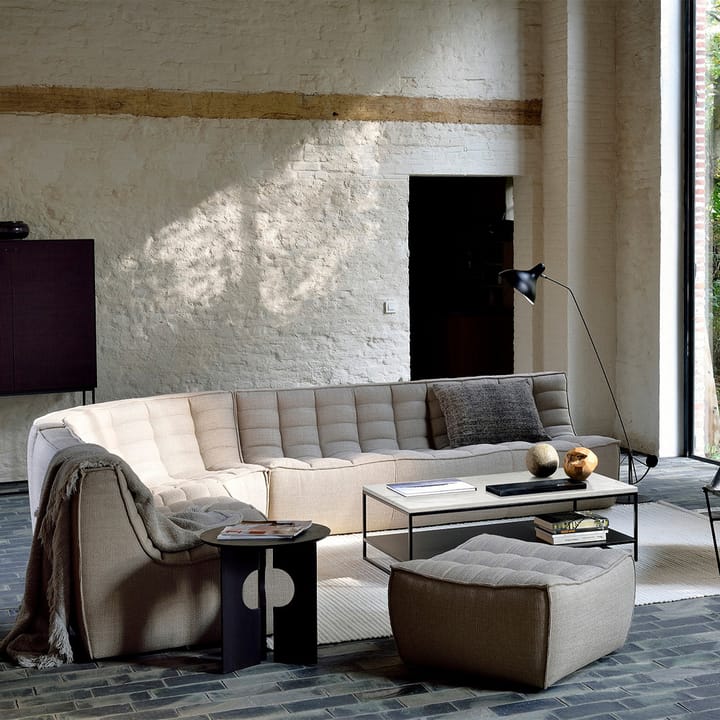 N701 sofa 3 seater sofa, Fabric blue Ethnicraft