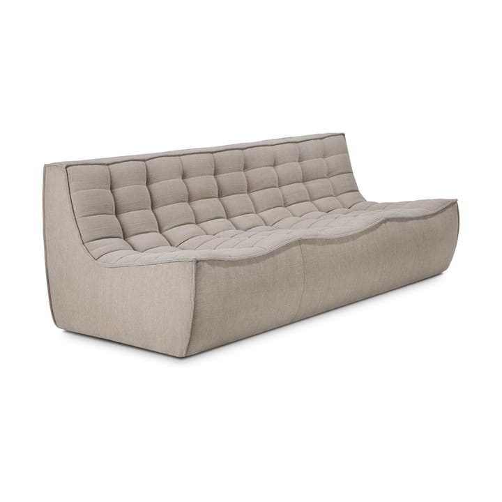 N701 sofa 3 seater sofa - Fabric Ecru beige - Ethnicraft