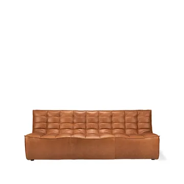 N701 sofa 3 seater sofa - Leather old saddle - Ethnicraft