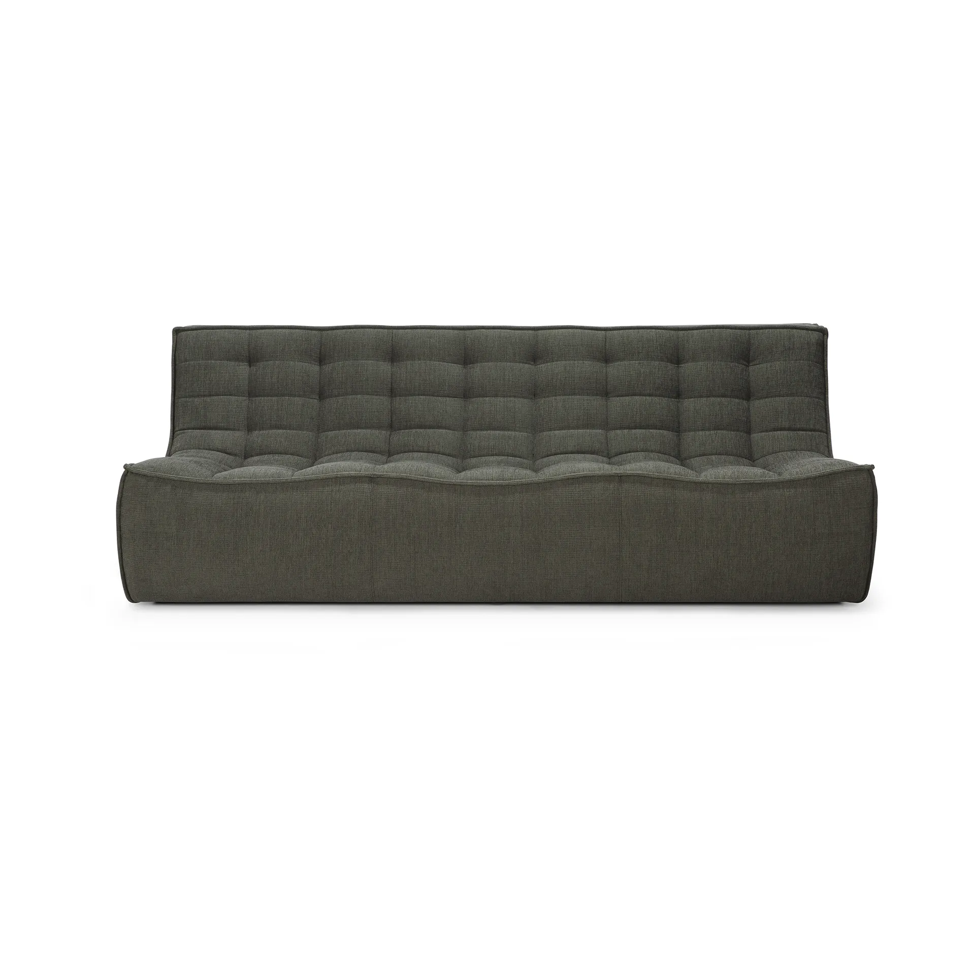 N701 sofa 3 seater sofa, Moss Eco fabric Ethnicraft