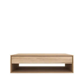 Nordic coffee table - Wax-oiled oak 1 drawer 120x70 cm - Ethnicraft