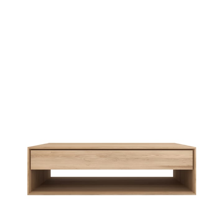 Nordic coffee table - Wax-oiled oak 1 drawer 120x70 cm - Ethnicraft