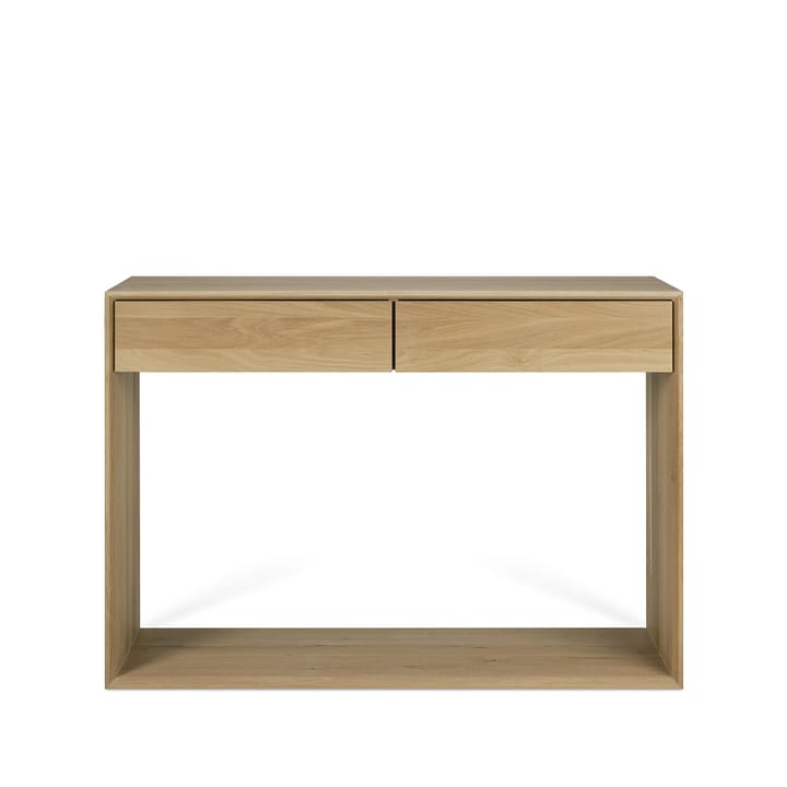 Nordic console table - Lacquered oak two drawers 120x40 cm - Ethnicraft