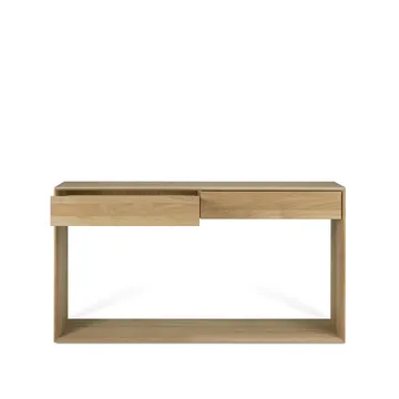 Nordic console table - Lacquered oak two drawers 160x40 cm - Ethnicraft