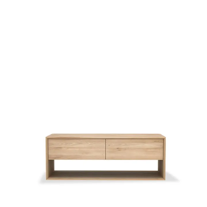 Nordic media console - Oiled oak 1 door 1 drawer 120 - Ethnicraft