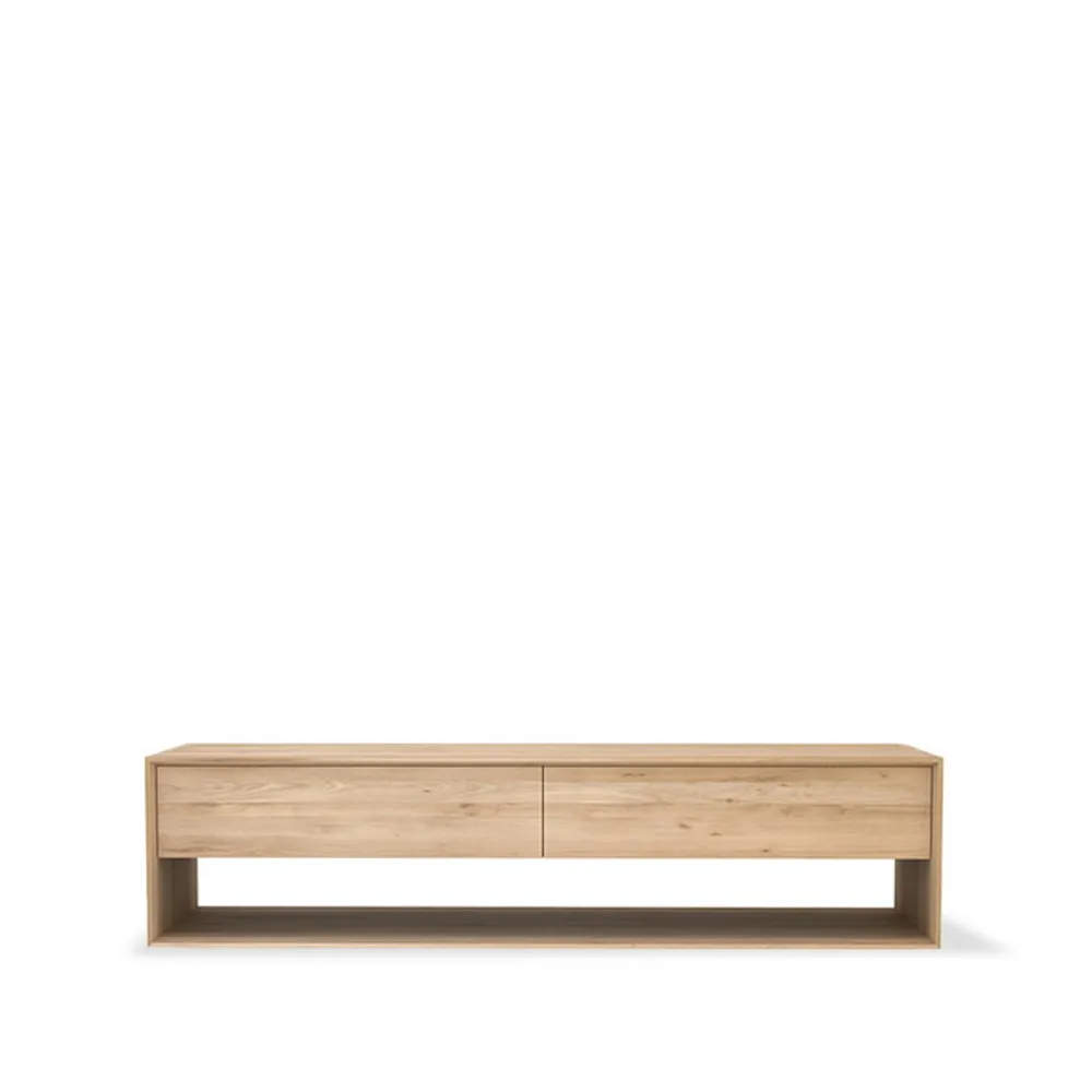 Nordic media console, Oiled oak 1 door 1 drawer 180 Ethnicraft