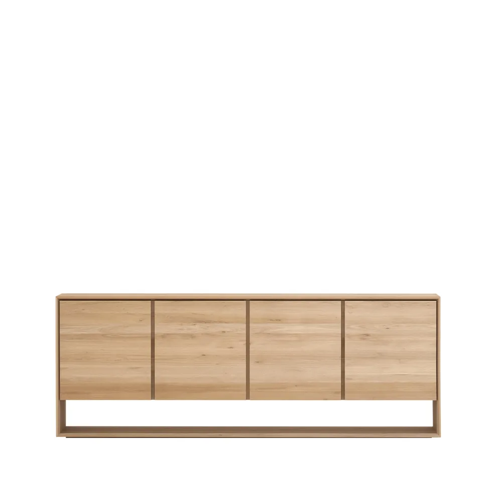 Ethnicraft Nordic sideboard Oiled oak 4 doors | Scandinavian Design | Dressers & sideboards | Beige