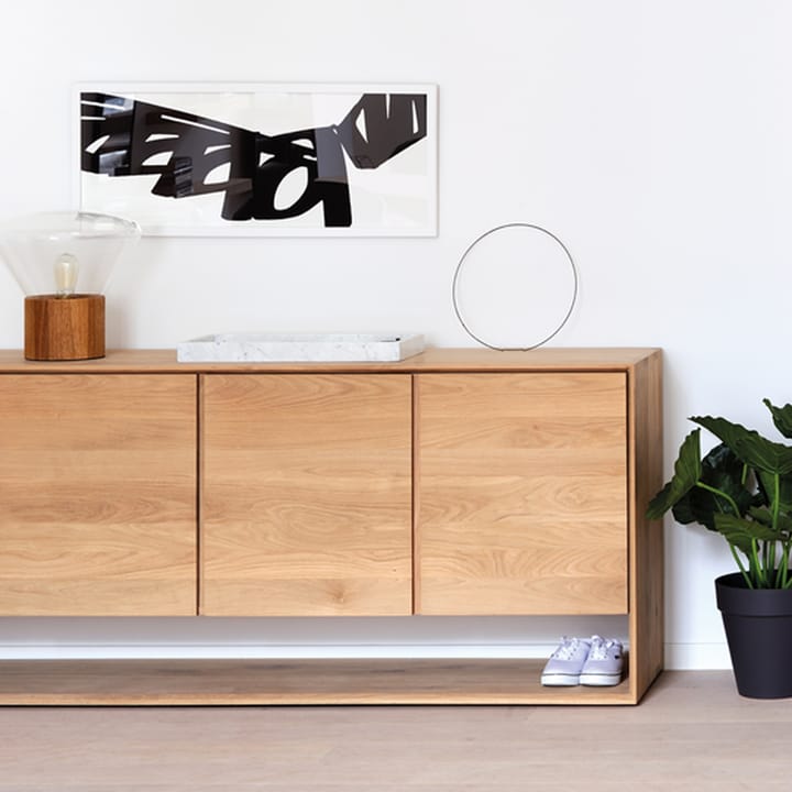 Nordic sideboard, Oiled oak 4 doors Ethnicraft