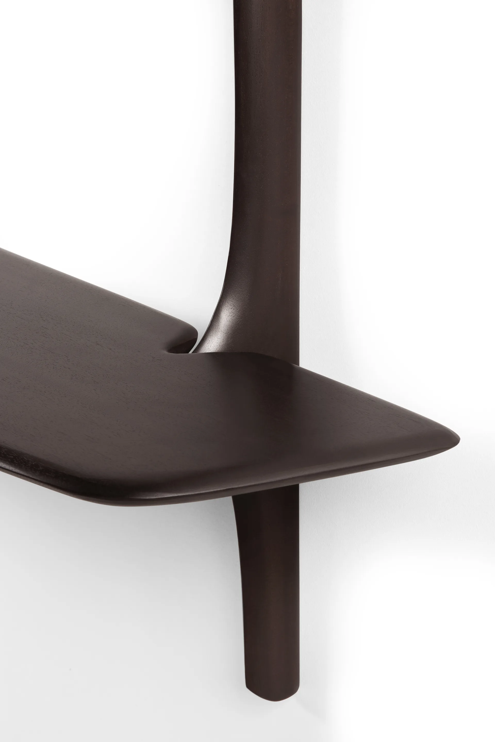 Organic sculpture 22 cm, Varnished mahogany Ethnicraft