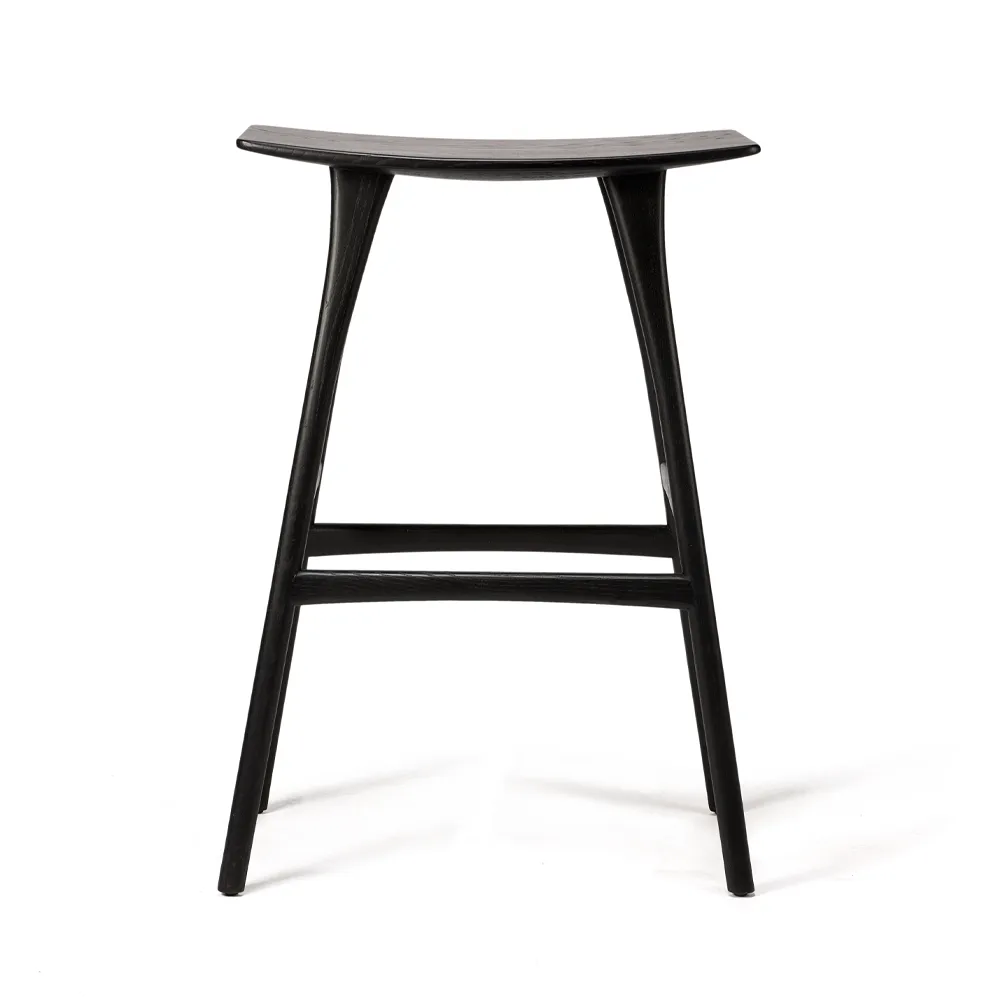 Osso bar stool 80x57 cm, Black Ethnicraft