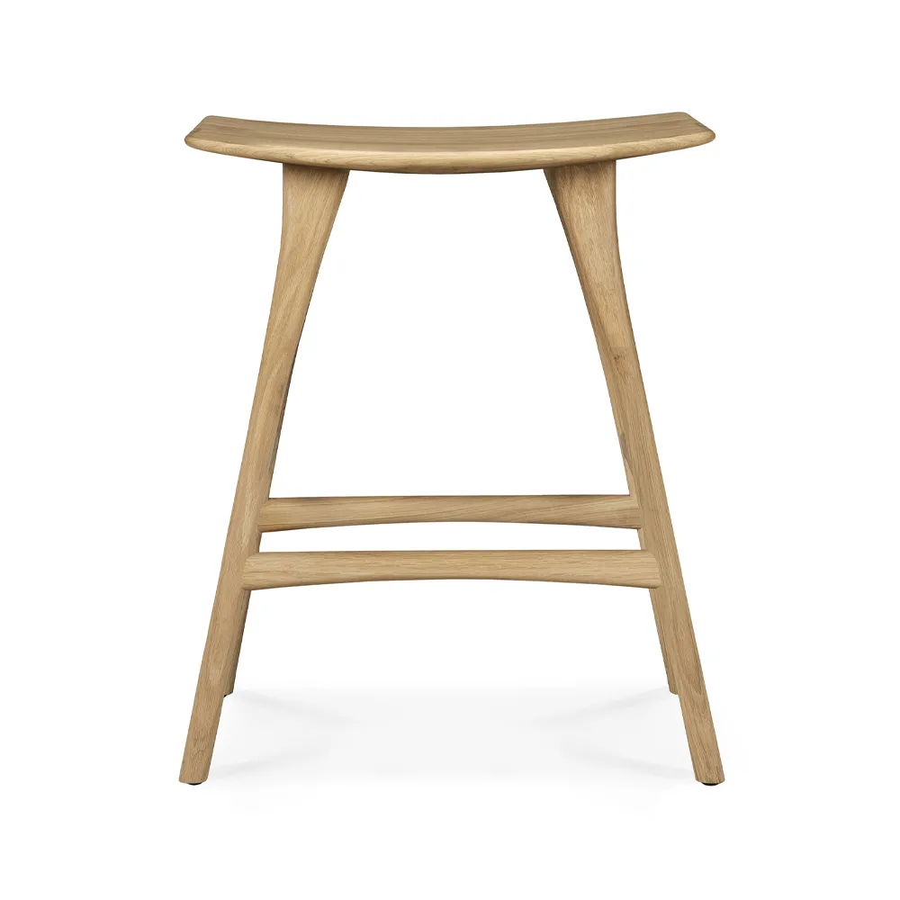Osso Counter high stool 67 cm, Hardwax oiled oak Ethnicraft